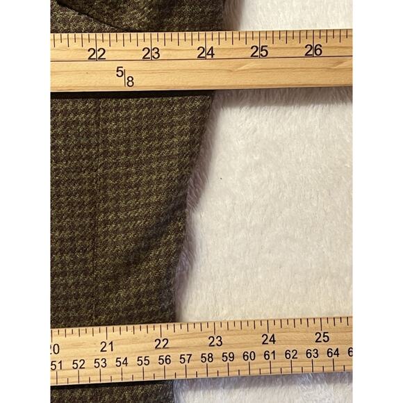 Ermenegildo Zegna 46L Green Brown Cashmere & Wool Sport Coat 3/2 Roll Flannel - Picture 12 of 14